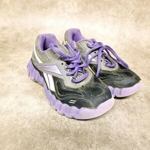 Reebok Girls  71-V43331 Size 11 Purple  Lace Up Athletic Sneakers